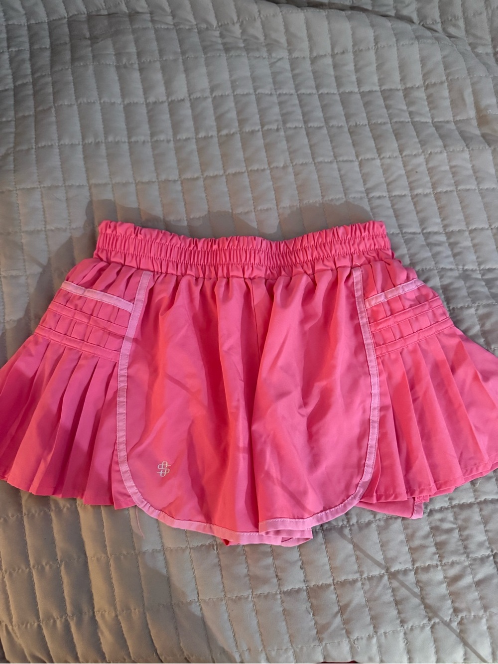 Simply Southern Bright Pink Athletic Shorts Flowy Youth Large or Women's Small